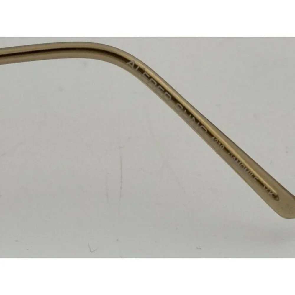 ALFRED SUNG - 4319 CAMOMILE VK 135mm Gold Oval Eyeglass Frames - Picture 5 of 6